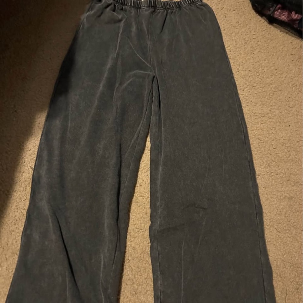 Acid wash women sweatpants